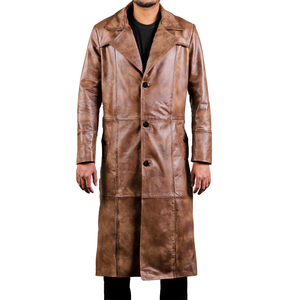 Nouvelle Arrivée 2026 – Manteau en Cuir pour Homme, Qualité Supérieure, Veste en Cuir Véritable, Logo Personnalisé, Vêtement d'Hiver, Vente en Gros - Product Image 1