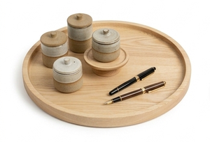 Plateau de service en bois d'acacia, assiette à steak en bois, plateau rectangulaire pour aliments avec rainures profondes, planche à viande sculptée antidérapante, plateau personnalisable - Product Image 2