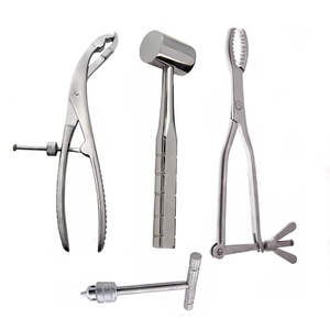 Ensemble de 4 instruments orthopédiques et plateau de maintien des instruments, forceps à os Hay Grove, certifiés CE ISO par Surgiright Instrument - Product Image 2