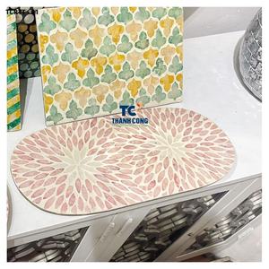 Premium Exporter MOTHER PEARL <b>PLACEMATS</b> Wholesale Mosul Handcrafted Quality Fast Delivery Reliable Supply - Product Image 1