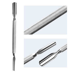 Empujador de Cutículas de Acero Inoxidable de Doble Punta Desechable de Alta Calidad, Herramienta Profesional para Eliminar Piel Muerta, Manicura - Product Image 4
