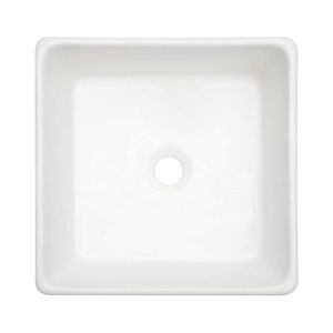 Lavabo da appoggio in ceramica bianca in porcellana, lavabo artistico per bagno, da posizionare sopra il mobile, stoviglie e piatti di alta qualità - Product Image 1