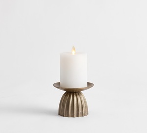 Support de bougie pilier sur mesure en fer plaqué laiton, fait main, pour centre de table de mariage, décoration de table pour fêtes à domicile - Product Image 2