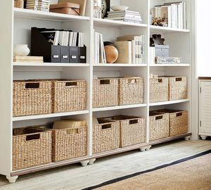 Nuevo Diseño, Juego de 2 Organizadores de Almacenamiento de Jacinto de Agua, Cesto para Ropa, Decoración de Muebles Tejidos Naturales para el Hogar - Product Image 5