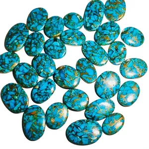 FAIJAN GEMS - Piedra de Turquesa Natural de Cobre, Piedra Azul de Mohave, Cabujón de Piedra Preciosa - Certificado por Terceros, Sin Tratamientos, Personalizable - Product Image 3