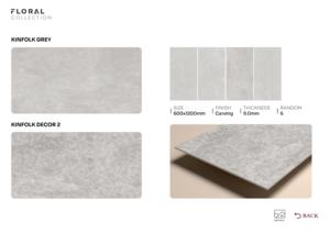 Paneles de Porcelana Tallados Urban Crafted 60X120CM 600X1200MM 24X48 Superficie Texturizada Elegante para Conceptos de Construcción Moderna - Product Image 4