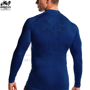 เสื้อรัดกล้ามเนื้อแขนยาวสำหรับผู้ชาย ขายดี รุ่น Rush Guard ขนาดสั่งทำได้ ใส่สบาย เหมาะสำหรับออกกำลังกาย - Product Image 2