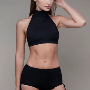 Hauts élégants pour femmes, hauts à col montant, coupe taille haute, légers, pour la danse de pole dance, tenue de performance estivale, service OEM, hauts pour femmes - Product Image 6