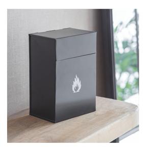 Portafósforos Rectangular Largo de Metal Negro Ahumado, Decoración Rústica para el Hogar, Portafósforos para Accesorios de Fumadores - Product Image 5