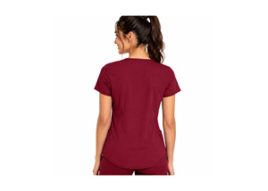 Short Sleeve Woven Unisex Medical Designs Jogger Plus Size White Hospital Nursing <b>Scrubs</b> <b>Tops</b> Nurse Uniform OEM - Product Image 4