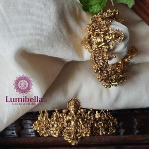 Laxmi Trendy <b>Copper</b> <b>Bangles</b> 2*6-Fashion Bracelets with Zircon Pearl & Diamond Stones - Product Image 1