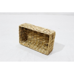 Sustainable Classic Water Hyacinth Rectangular Multifunction Storage <b>Basket</b> for Bathroom Kitchen & Living Room - Product Image 6