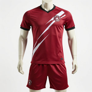 Uniforme de Fútbol Personalizado Elite, Conjunto de Camiseta y Pantalones Cortos Sublimados con Diseño Neo-Geométrico, Transpirable, Premium, para Jóvenes y Adultos, Clubes y Equipos de Fútbol - Product Image 1