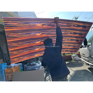 IRODORITAI <b>ACRYLIC</b> Translucent Dyed Wood Veneer <b>Acrylic</b> Panel for Modern Backlit Interior Decoration Easy Hotels Hospitals - Product Image 3