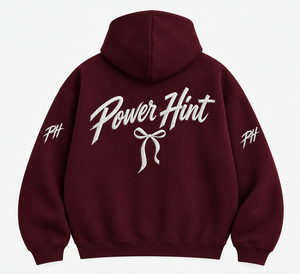 Custom Logo Premium <b>Burgundy</b> Fleece Pullover Hoody Loose Fit Embroidered Logo Streetwear Heavy Weight Winter 100% Cotton Unisex - Product Image 1