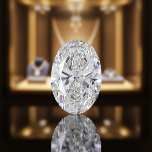 Diamant non monté certifié IGI 7.01 ovale VS1, diamant cultivé neuf - Product Image 3
