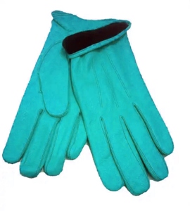 Durable Soft Goat Grain Leather Anti-Vibration Black Fleece Lining Breathable Safety <b>Gloves</b> Elastic Wristlet Waterproof - Product Image 4