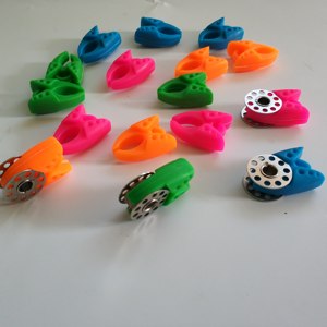AA0234 Abrazadera para bobina |   Juego de Marcadores de Puntos de Ganchillo de Plástico, 12 Piezas, Rosa, Azul, Morado, Verde Azulado, Accesorios de Tejido Simples y Portátiles - Product Image 4