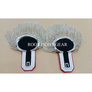 Nouvel Arrivage en Gros : Épaulettes de Luxe Brodé de Qualité Supérieure avec Pompons en Fil Métallique pour Uniformes - Product Image 6