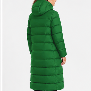 Vêtements de sport décontractés, veste matelassée à capuche, fermeture éclair intégrale, poignets élastiques, résistante à l'eau, imperméable, pour activités, homme/femme - Product Image 2