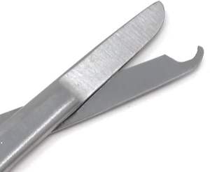 กรรไกรตัดด้ายสแตนเลสโค้งคุณภาพสูง ขนาด 3.5 นิ้ว สำหรับถอดด้าย เครื่องมือผ่าตัดแบบใช้มือ - Product Image 3