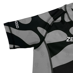 Rashguard MMA à manches courtes personnalisé par sublimation pour unisexe avec tissu Spandex/Polyester Couleurs et tailles personnalisées - Product Image 4