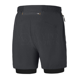 Shorts de bain décontractés pour hommes, écologiques, taille élastique, respirants, séchage rapide, service OEM pour la course, l'entraînement, la gym et les activités de plein air - Product Image 2