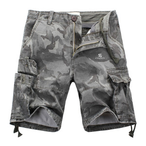 Pantalones Cortos de Mezclilla Lavados para Hombre, Corte Recto, Cintura Alta, 100% Algodón, Estilo Casual Urbano, con Bolsillos, Verano 2026 - Product Image 1