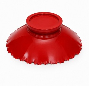 Gran oferta de Metal de hierro de primera calidad, Mini cuencos para servir recubiertos de polvo, diseño de bordes en zigzag, cuenco de vajilla para Hotel y restaurante - Product Image 4