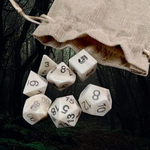 Dados de Hueso Estilo Casino Premium, Hechos a Mano, Cubos para Juegos de Mesa, Accesorio Tradicional para Juegos de Mesa, Edición de Lujo Coleccionable - Product Image 6