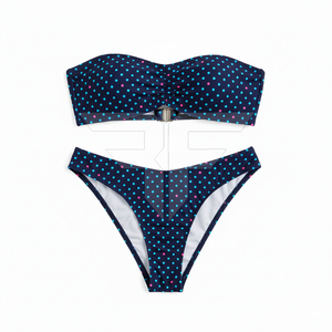 Conjunto de Bikini de Dos Piezas con Estampado Animal para Mujer, Cintura Alta, Secado Rápido, Transpirable, Ajuste Cómodo, Logotipo Frontal OEM - Product Image 1