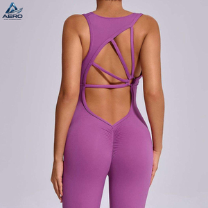 Mono Deportivo Elástico para Mujer, Transpirable, para Gimnasio, Yoga, Running, Entrenamiento, Traje de Una Pieza - Product Image 6