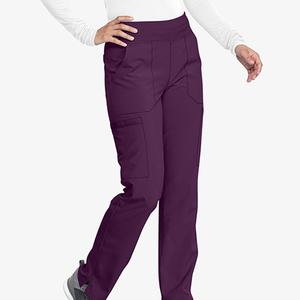 Pantalones Oxford Elásticos para Mujer, Tallas Grandes, Cintura Elástica, Transpirables, Cómodos, con Múltiples Bolsillos, Color Personalizado - Product Image 5