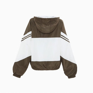 Latest Design Women's Color Blocked Windbreaker <b>Jacket</b> Lightweight Polyester Long Sleeve Full Zip Up Nylon Windbreaker <b>Jacket</b> - Product Image 4
