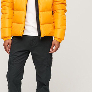 Men Puffer <b>Jacket</b> Premium Insulated Winter Coat Lightweight Quilted Padding Breathable Warm Comfortable Outerwear For Hiking - Product Image 2