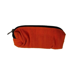 Bolsa de maquillaje reutilizable ecológica de yute, personalizable, bolsa de aseo natural con cremallera, bolsa de yute a la moda, tela de lona de algodón. - Product Image 4