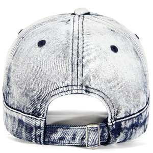 Casquette de baseball en coton délavé avec logo brodé 3D personnalisé, style trucker, pour hommes - Product Image 5