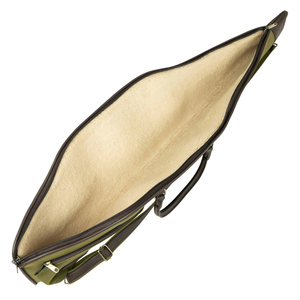 Estuche táctico premium de lona para accesorios de tiro con acolchado de forro polar y ribete de cuero, bolsa de transporte con forma de mira telescópica para equipo de campo. - Product Image 6