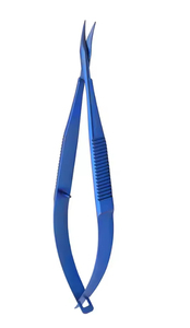Tijeras de Precisión con Hoja Curva de Plasma Azul y Logotipo Personalizado, Tijeras de Grado Quirúrgico Premium para Belleza, Maquillaje y Recorte de Pestañas - Product Image 2