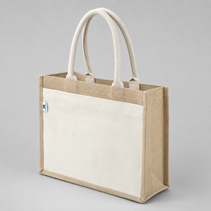 กระเป๋าผ้าแคนวาสปอกระดับพรีเมียมพร้อมโลโก้สั่งทำ ขนาด 36x31x19 ซม. แบบมีฐานเสริม สำหรับใช้เป็นถุงช้อปปิ้ง ถุงโปรโมชั่น ขายส่ง รับผลิตแบบ OEM ODM - Product Image 5