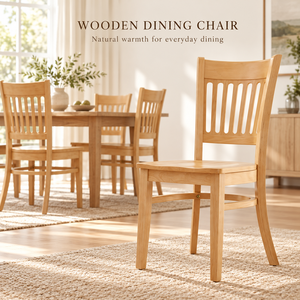 Chaises d'hôtel modernes et élégantes en bois massif – Sièges durables et écologiques pour salon contemporain, appartement et hôtellerie - Product Image 3