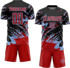 Ensemble de maillots de football personnalisés à séchage rapide, tenue d'entraînement, uniforme de football, ensemble complet de football, fabricant - Product Image 5