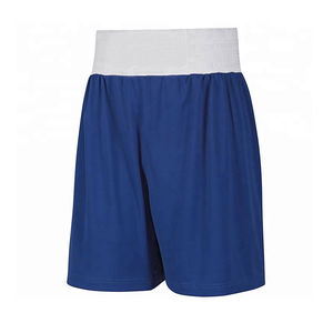 Shorts de boxe noirs pour hommes, unis et vierges, vente en gros, personnalisables, prix abordable - Product Image 4