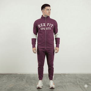 Ensemble de survêtement évasé pour homme, en coton épais 100% uni, avec logo personnalisé, pantalon évasé et sweat à capuche, toutes tailles, faible MOQ - Product Image 1