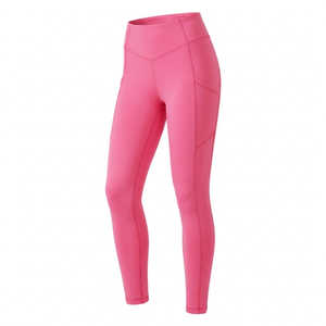 Leggings Deportivos de Cintura Alta Color Rosa, Tejidos, con Bolsillos, Elásticos y Transpirables para Mujer - Product Image 5