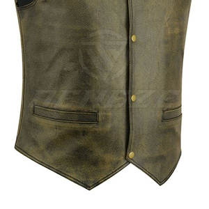 Chaleco de cuero transpirable y cálido para invierno, de uso casual, hecho en Pakistán, a un precio razonable, en venta. - Product Image 6