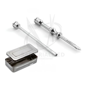Juego de Cánulas Trocar HRT de Acero Inoxidable Reutilizables de Alta Calidad con Punta de Diamante de 4.5mm para Terapia con Pellets Hormonales Bioidénticos - Product Image 1