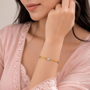 Minimalist Bangle <b>Bracelet</b> 925 Sterling <b>Silver</b> Gold Plated Butterfly <b>Charm</b> Dainty Stackable Jewelry Wholesale Manufacturer - Product Image 6