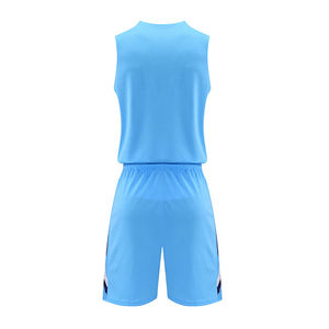 Ensemble d'uniformes de basketball sans manches pour hommes adultes de haute qualité, design personnalisé, couleur unie, réversible et respirant, hiver, pour le sport - Product Image 4