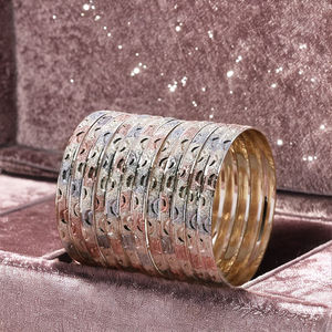 ชุดกำไลข้อมือ3สีทำจากทองเหลือง3สีทันสมัย - Product Image 4